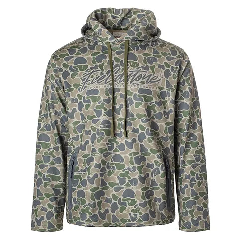 Fieldstone-Kids Backwoods Script Camo Hoodie