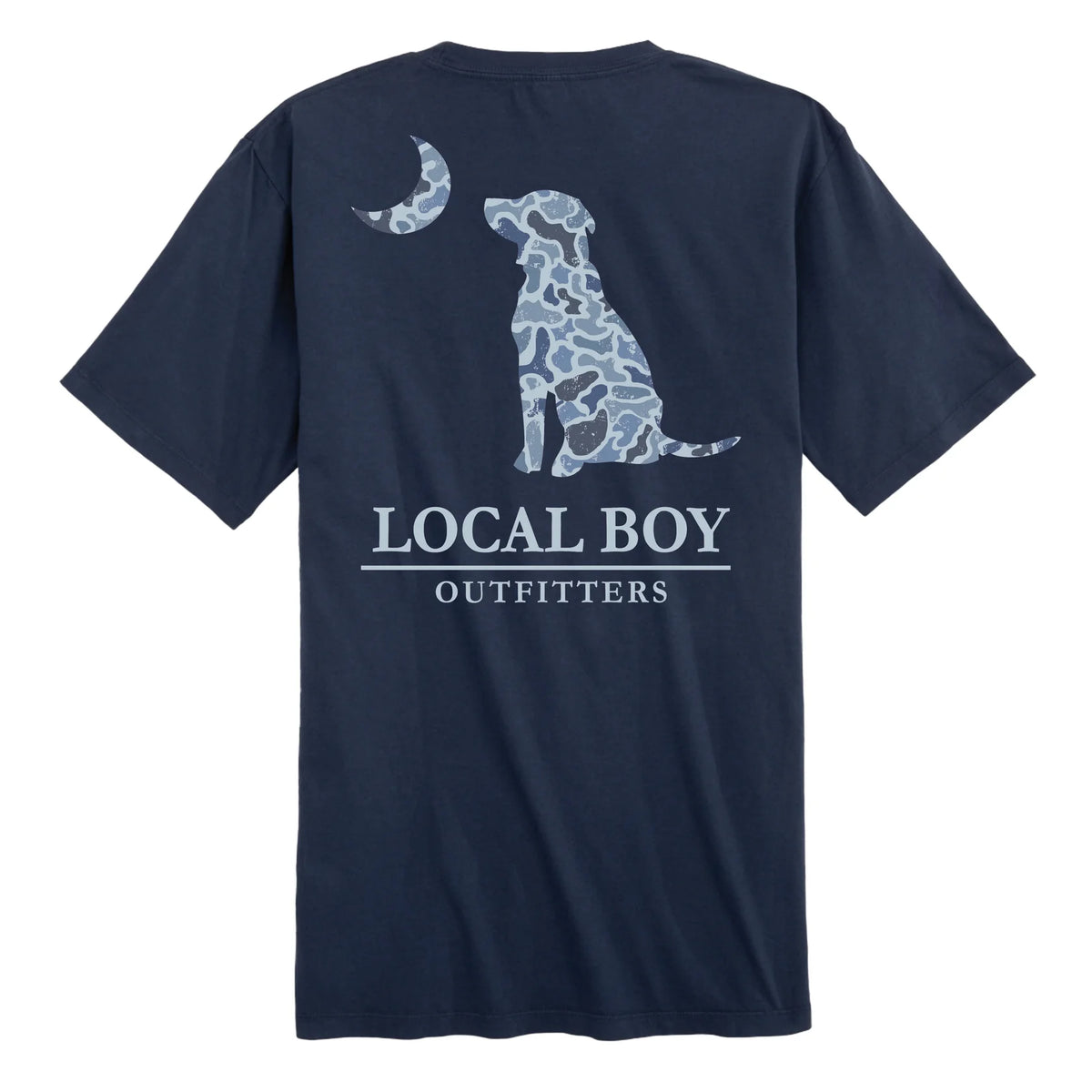 Local Boy-Boys Distressed LCF Cobalt Dog & Moon T-Shirt