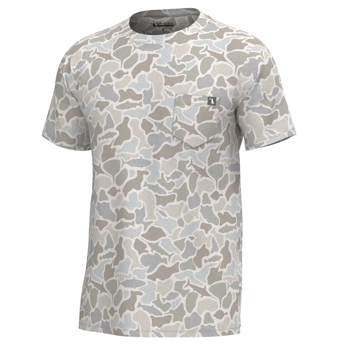 Local Boy-Youth S/S Heather-Blend Crew