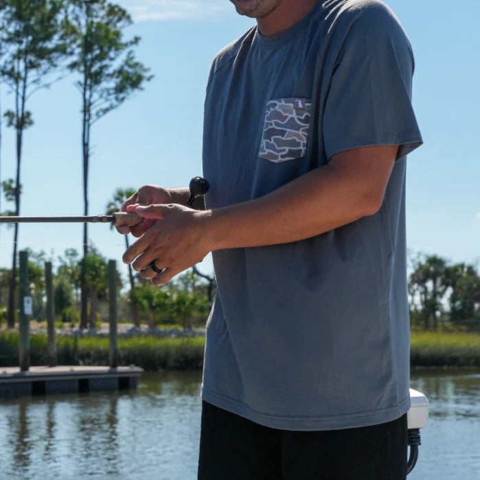 Local Boy-S/S Heather-Blend Crew