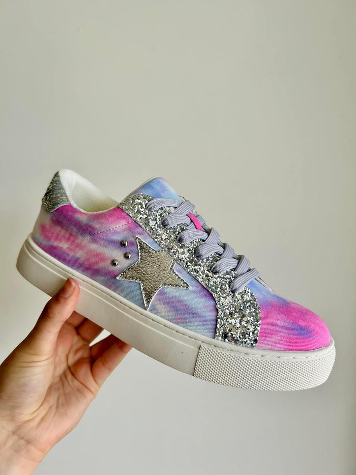 Corkys Supernova Pastel Tie Dye Sneakers