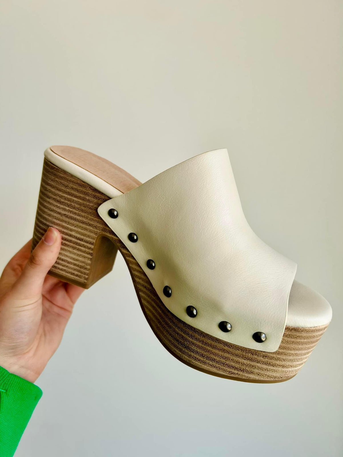 ShuShop Gina Bone  Wedges