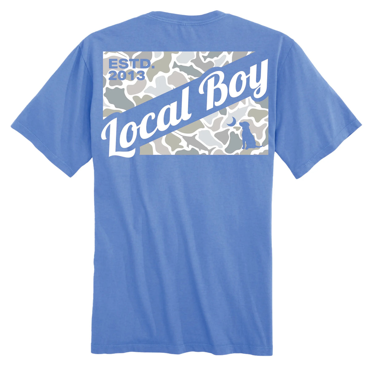 Local Boy-Camo Flag Saltwater T-Shirt