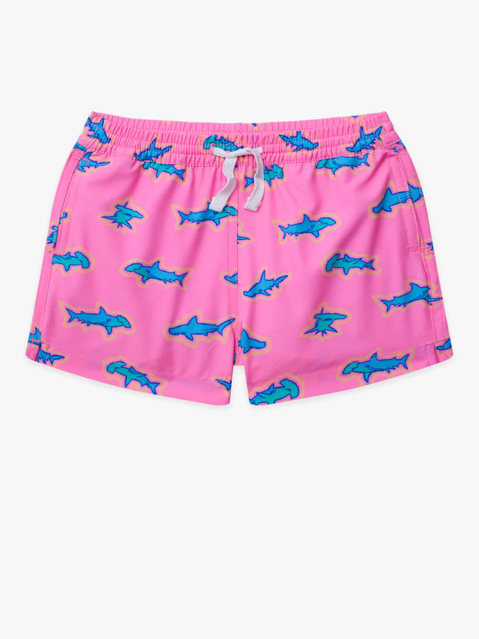 Chubbies THE LIL PINK APEX SWIMMERS (TODDLER SWIM TRUNK)