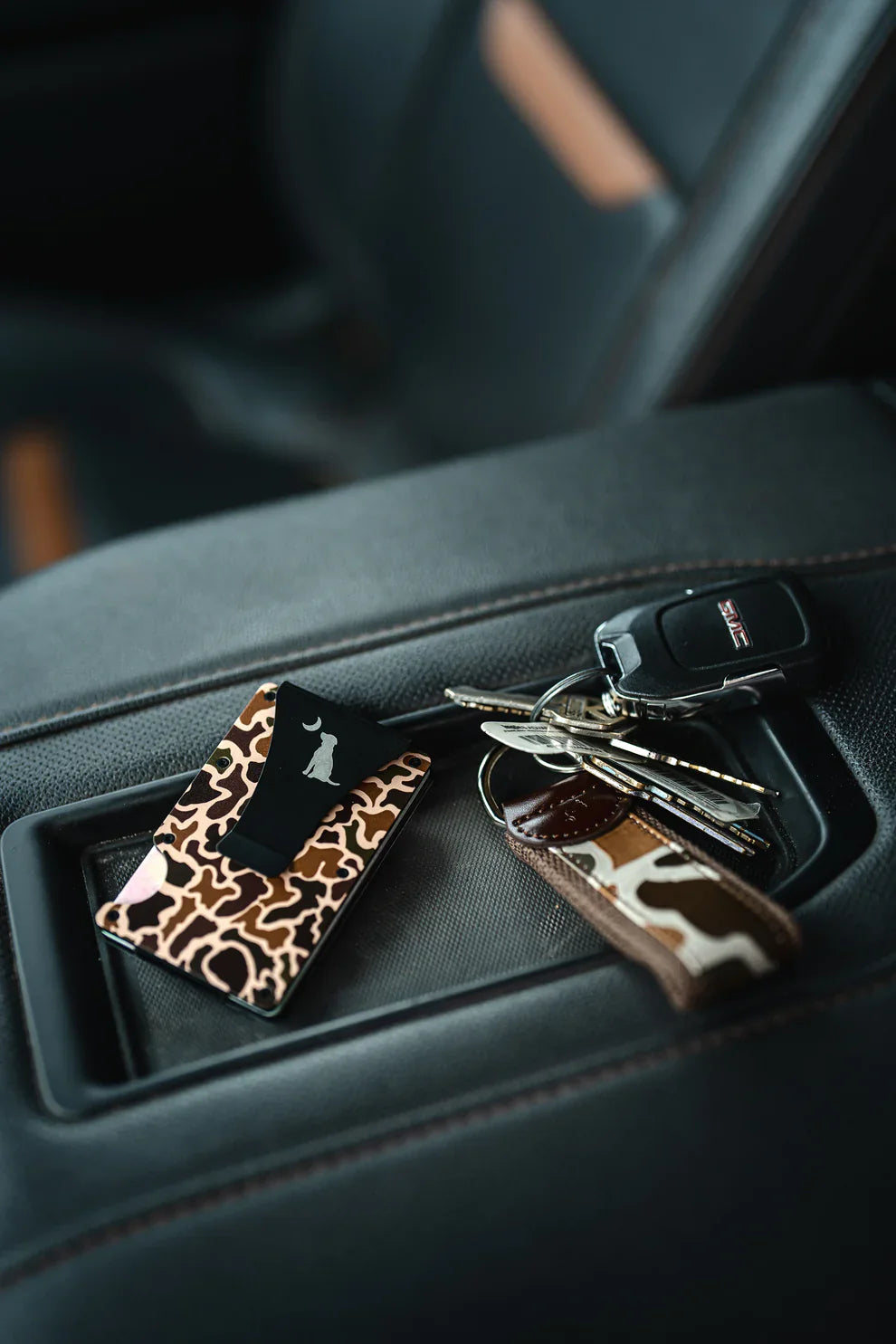 Local Boy-Front Pocket Wallet - Old School Camo