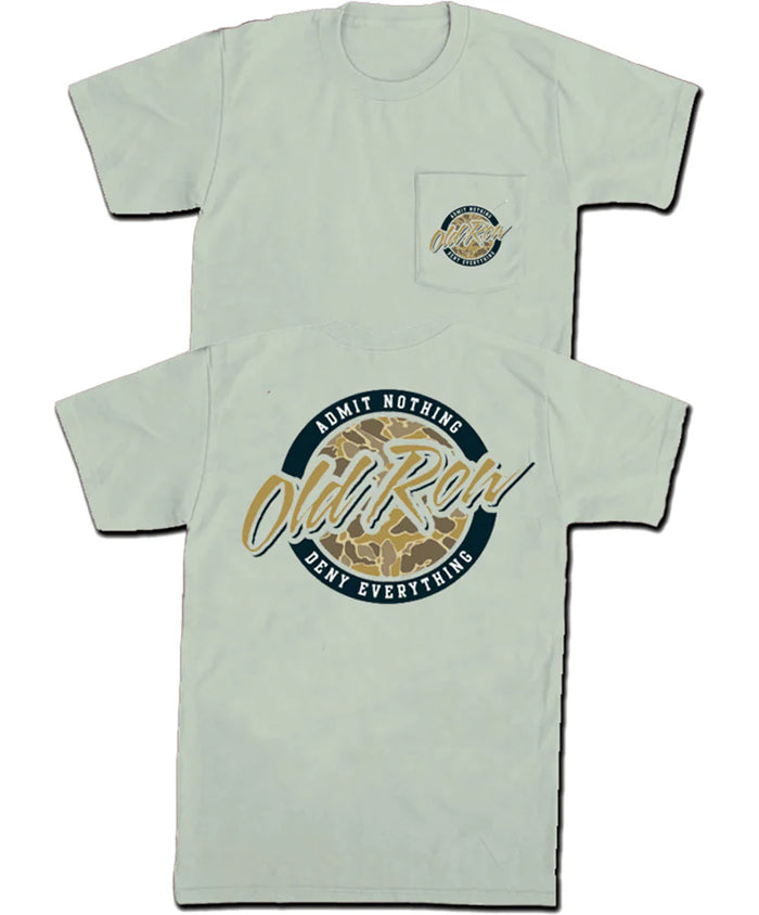 Old Row 80S CAMO CIRCLE POCKET TEE BAY