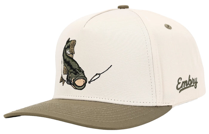 EMBRY OUTDOORS CREAM/GREEN - BASS