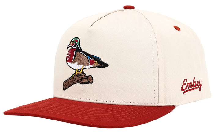 EMBRY OUTDOORS CREAM/RED - WOODY