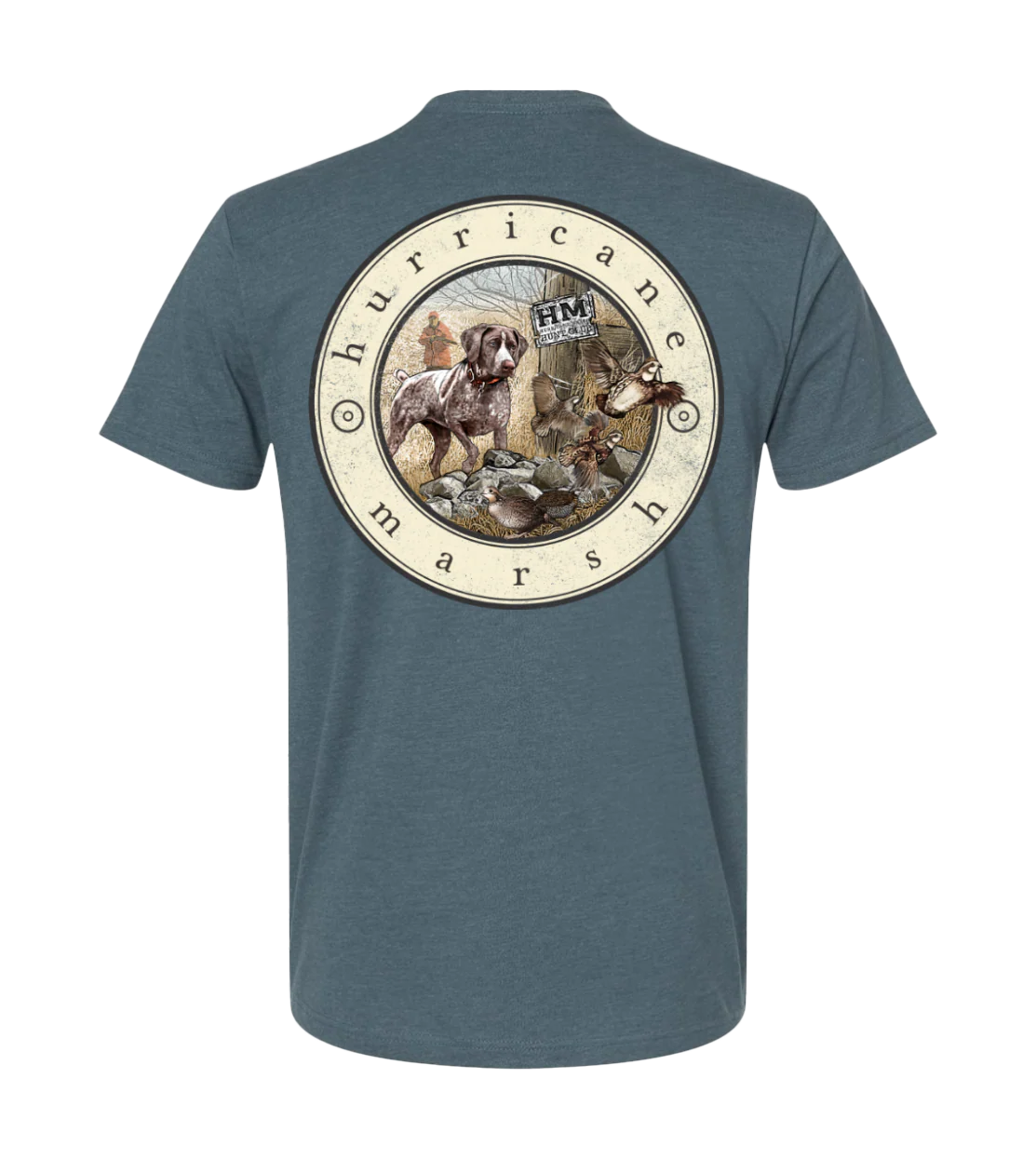 Hurricane Marsh-UNCLE MARVIN TEE - BLUE
