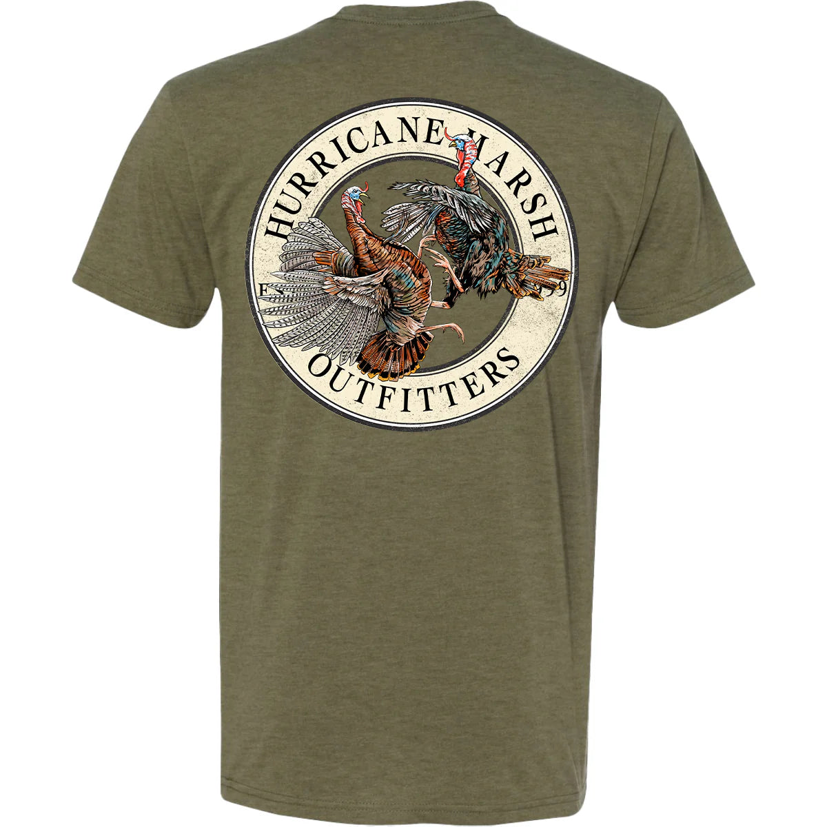 Hurricane Marsh-SPRING RIVALRY TEE - HEATHER OLIVE