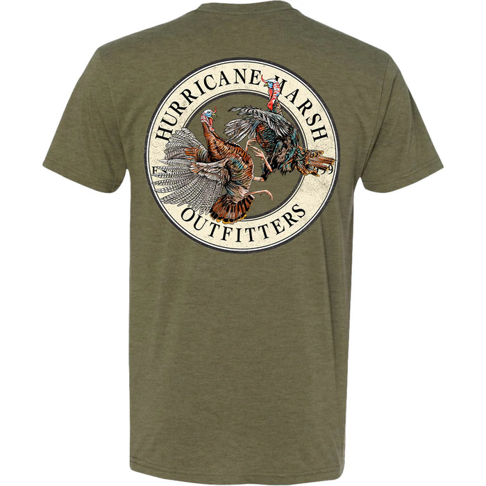 Hurricane Marsh-SPRING RIVALRY TEE - HEATHER OLIVE