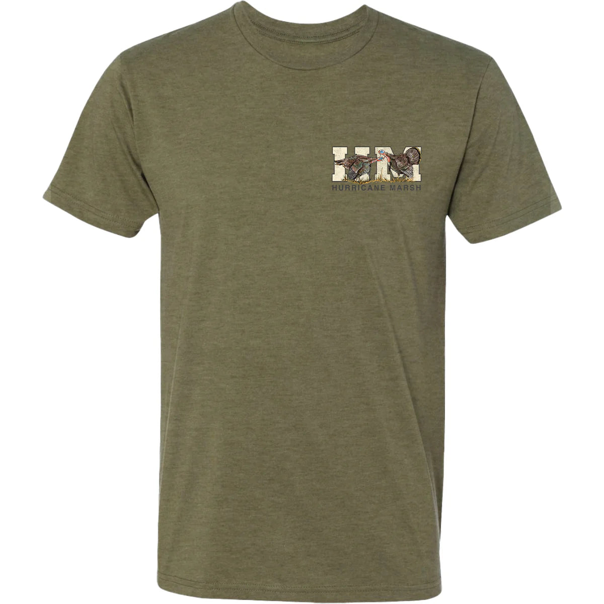 Hurricane Marsh-SPRING RIVALRY TEE - HEATHER OLIVE