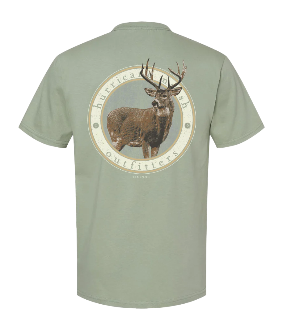 Hurricane Marsh-TROPHY BUCK TEE - SAGE