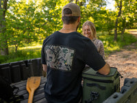 Hurricane Marsh-THE OLD SCHOOL GREENHEAD TEE - HEATHER BLACK