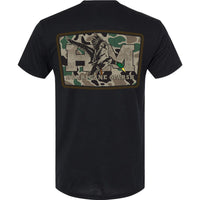 Hurricane Marsh-THE OLD SCHOOL GREENHEAD TEE - HEATHER BLACK
