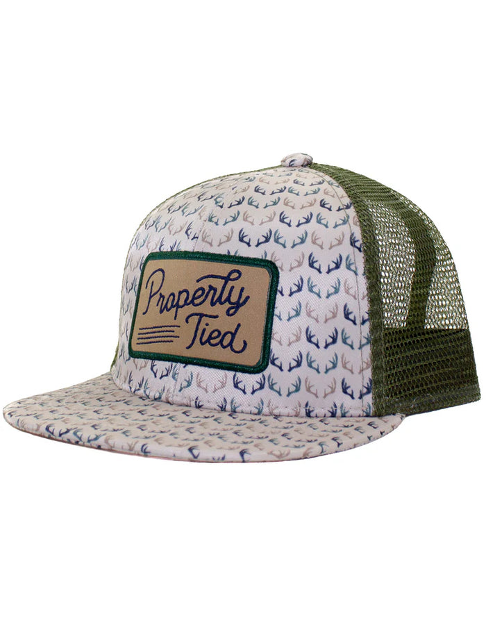 Properly Tied Boys Sportsman Trucker Hat Antlers