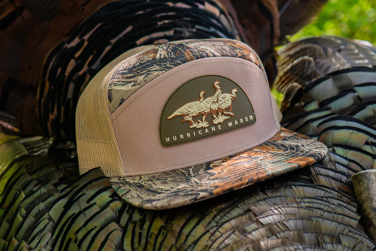 Hurricane Marsh- TRES PAVOS TURKEY RICHARDSON 7 PANEL RUBBER PATCH - REALTREE ADVANTAGE