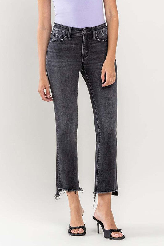 VERVET HIGH RISE CROP FLARE JEAN