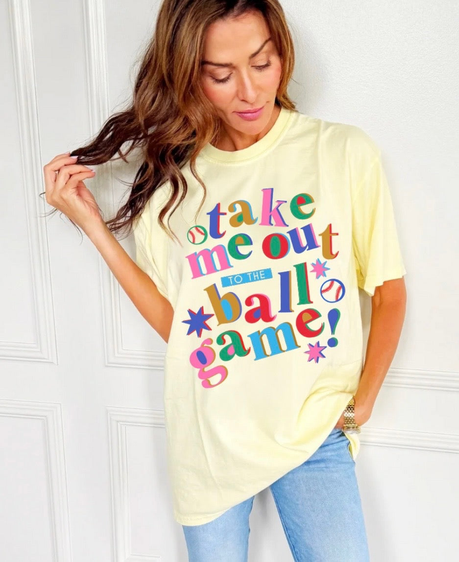 TAKE ME OUT TO THE BALL GAME TEE
