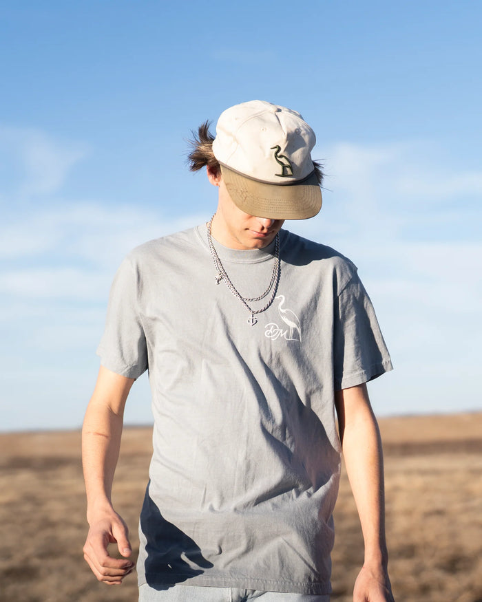 Dirty Marsh-Fish Camp Essentials Tee | Grey