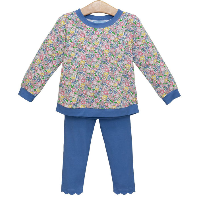Trotter Street Floral Reagan Pants Set