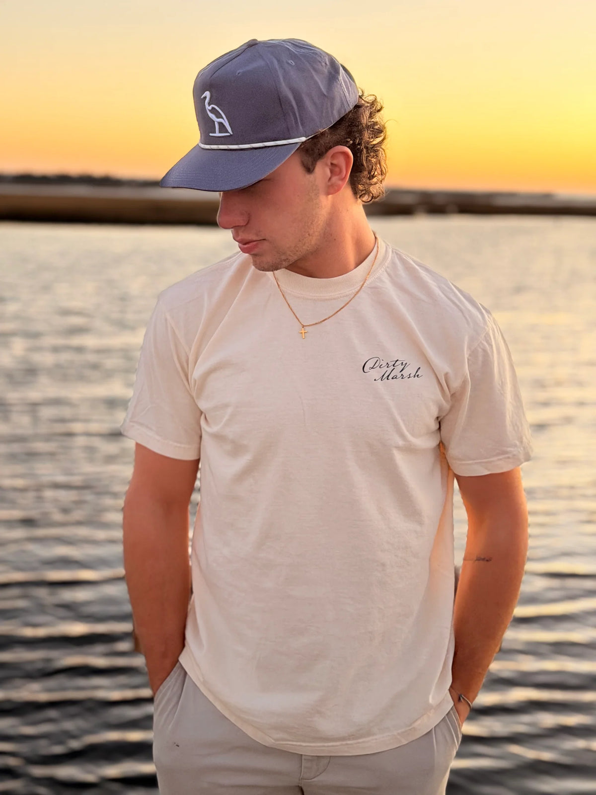 Dirty Marsh-Southeast Map Tee | Ivory