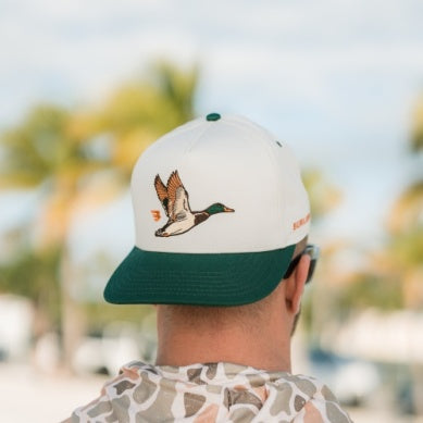 BURLEBO - CREAM & GREEN CAP