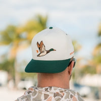 BURLEBO - CREAM & GREEN CAP
