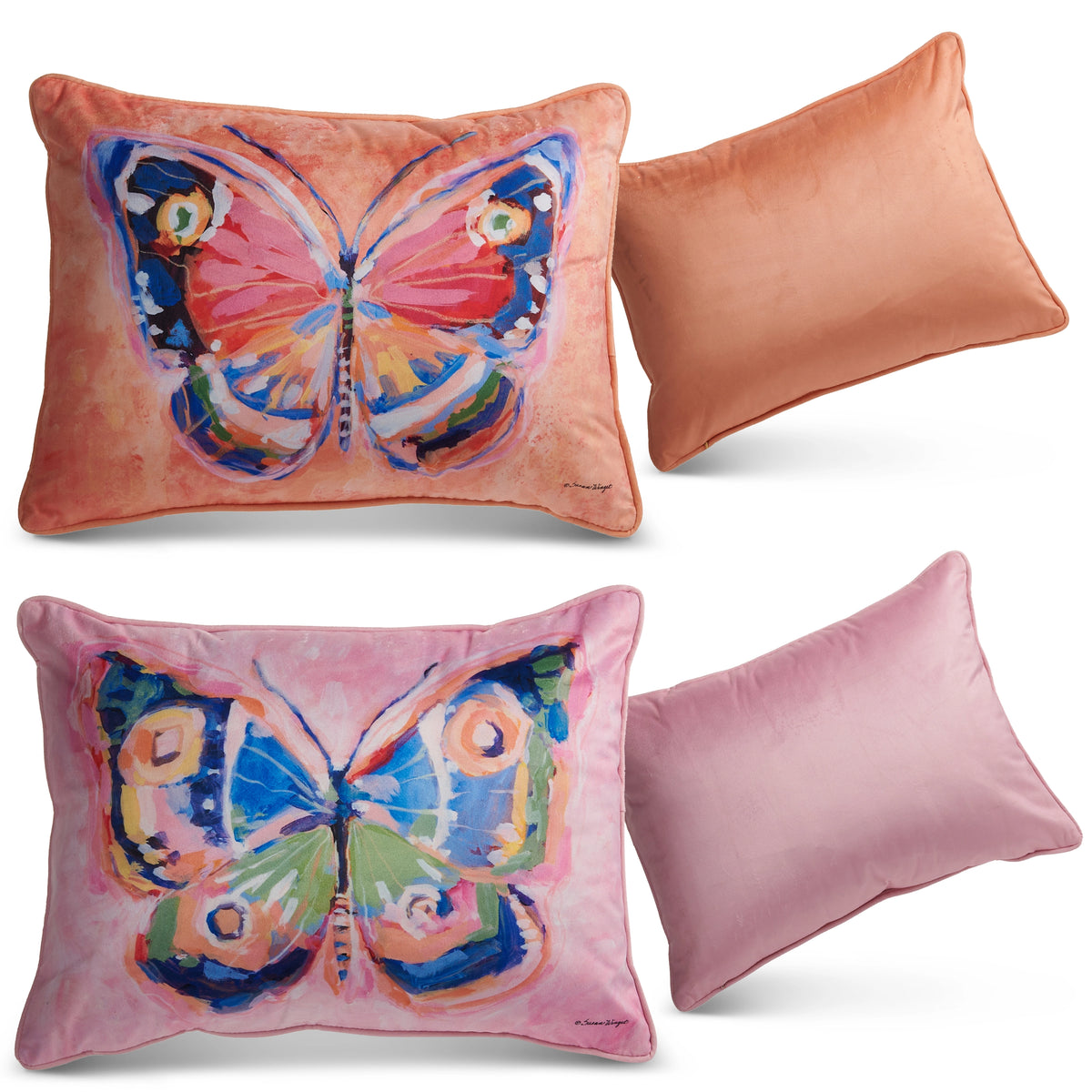 Raz 18" Springtime Flutter Pillow