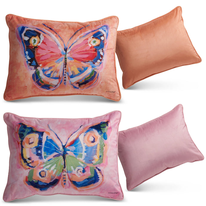 Raz 18" Springtime Flutter Pillow