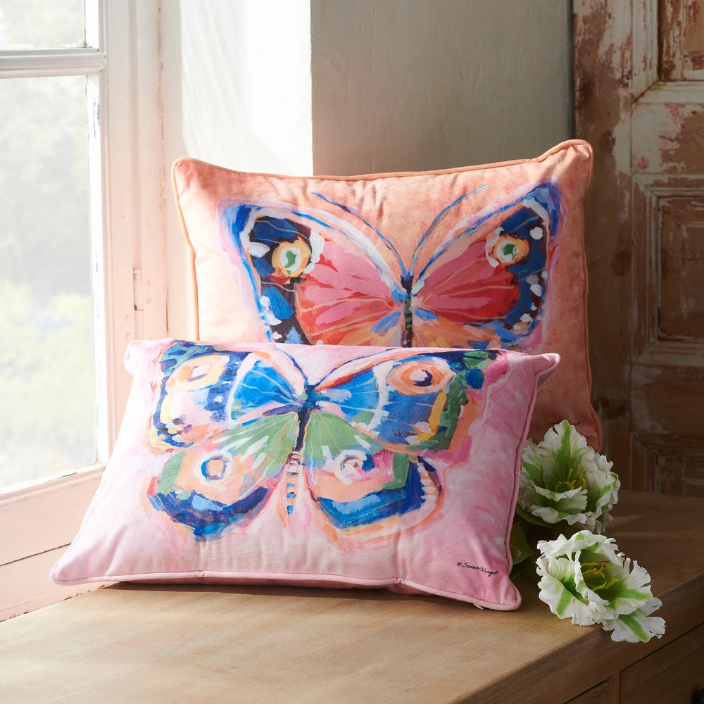 Raz 18" Springtime Flutter Pillow