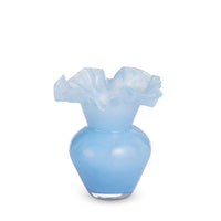 Raz 8.75" Pale Ruffle Vase