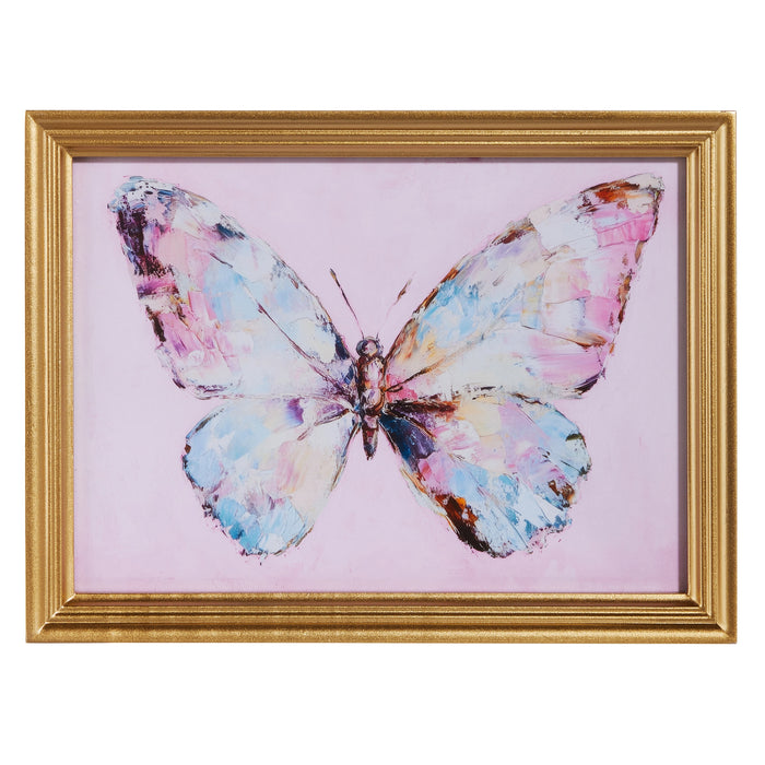 Raz 12" Pastel Flutter Framed Wall Art