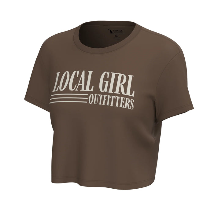 Local Girl Farmhand Graphic Crop T-Shirt