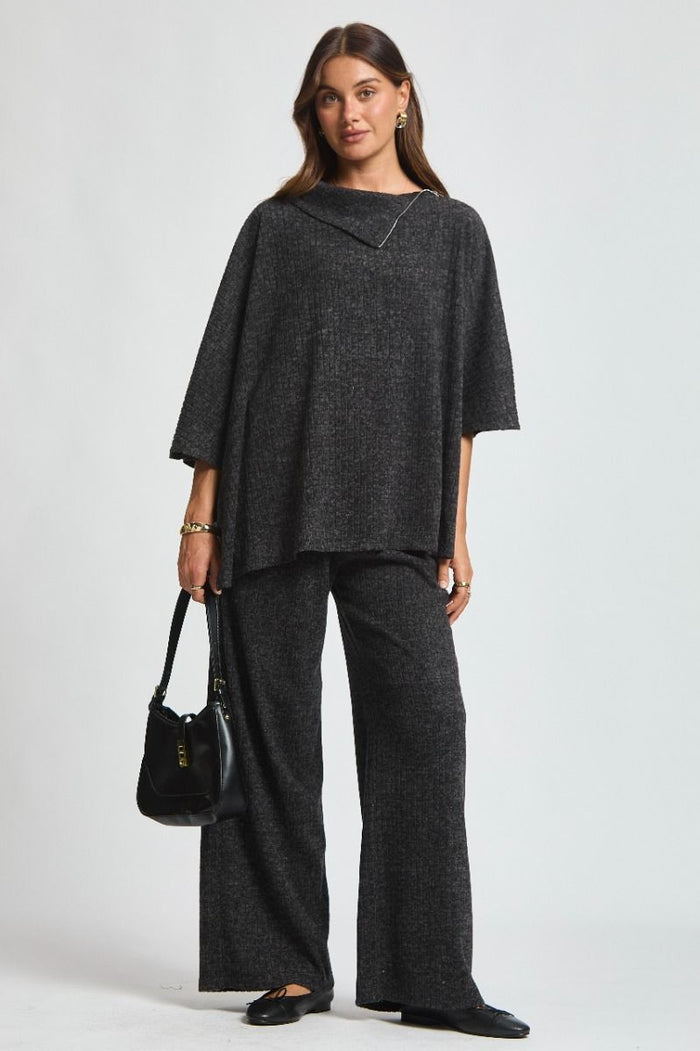 Set-Vineyard Knit Ribbed 2pc Pants Set