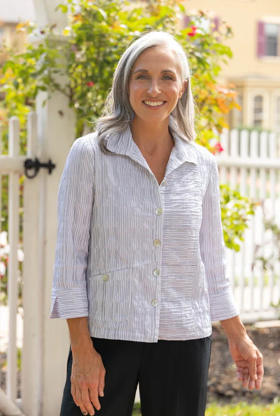 Habitat Santorini Wavy Stripe Shirt