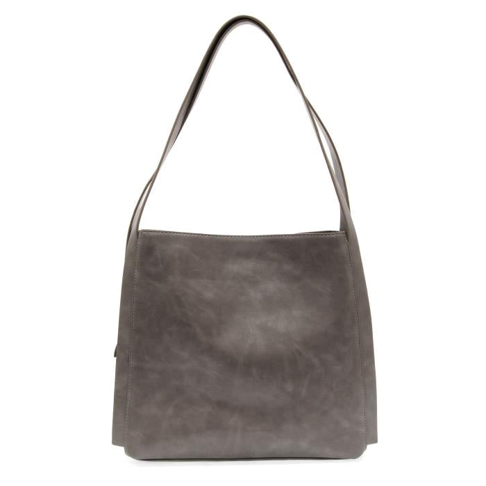JOY SUSAN TAUPE GREY JOANNA MEDIUM TOTE