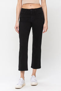 VERVET HIGH RISE ANKLE STRAIGHT JEAN