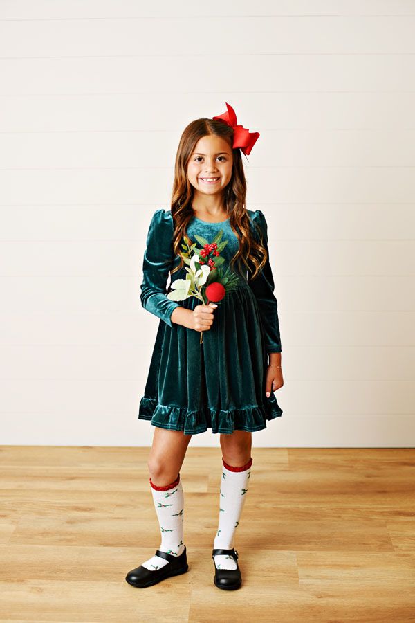 Swoon Baby Hunter Velvet Dress
