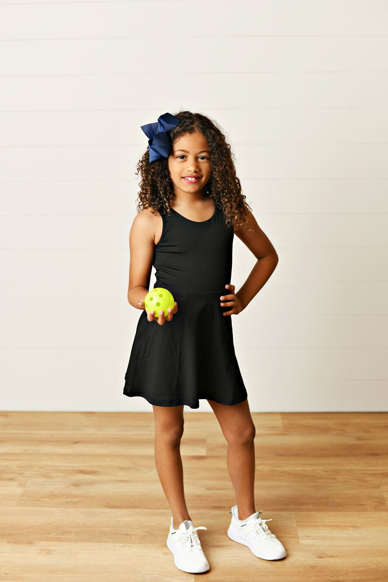 Swoon Baby Black Tennis Dress