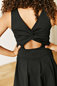 Swoon Baby Black Tennis Dress