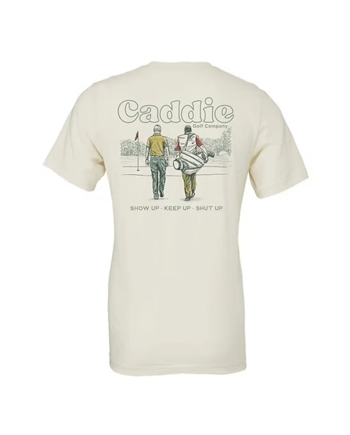 Caddie -YOUTH Fairway Walk Tee - Ivory