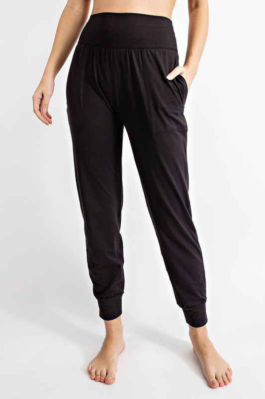 PLUS SIZE BUTTER SOFT JOGGERS WITH POCKETS