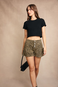 High Waist Flare Shorts