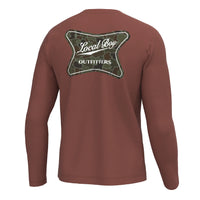 Local Boy-High Badge OD Long Sleeve Heather Performance Shirt