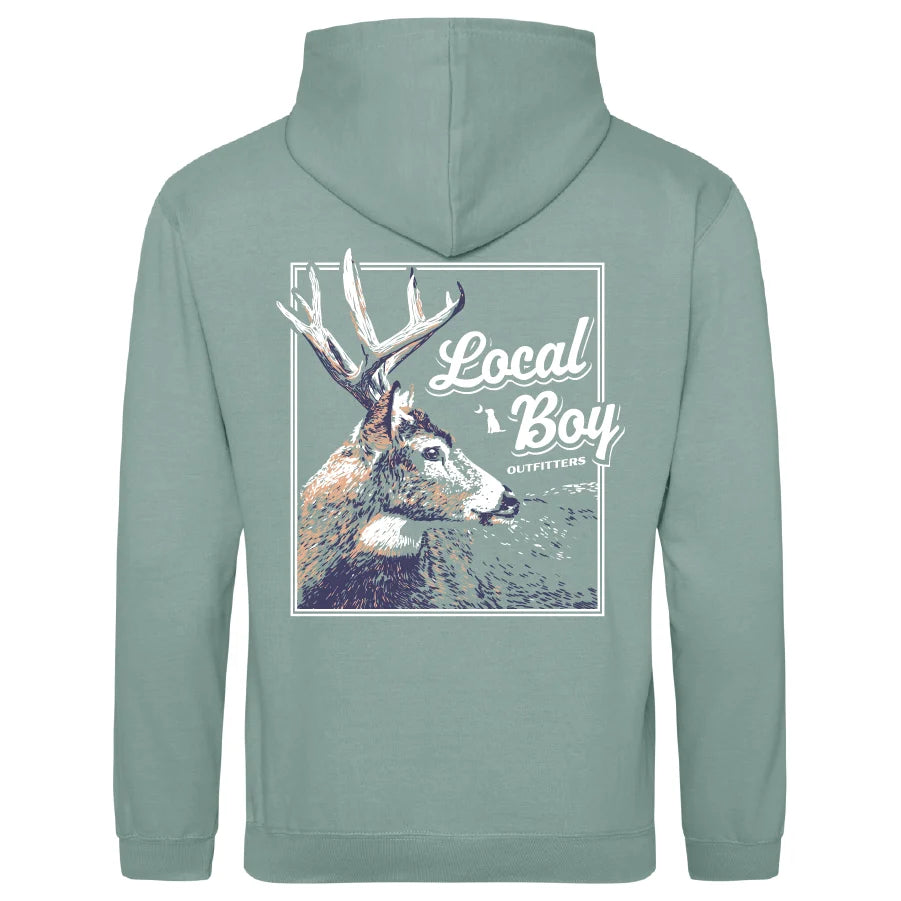 Local Boy-Brushwood Hoodie Stag Profile