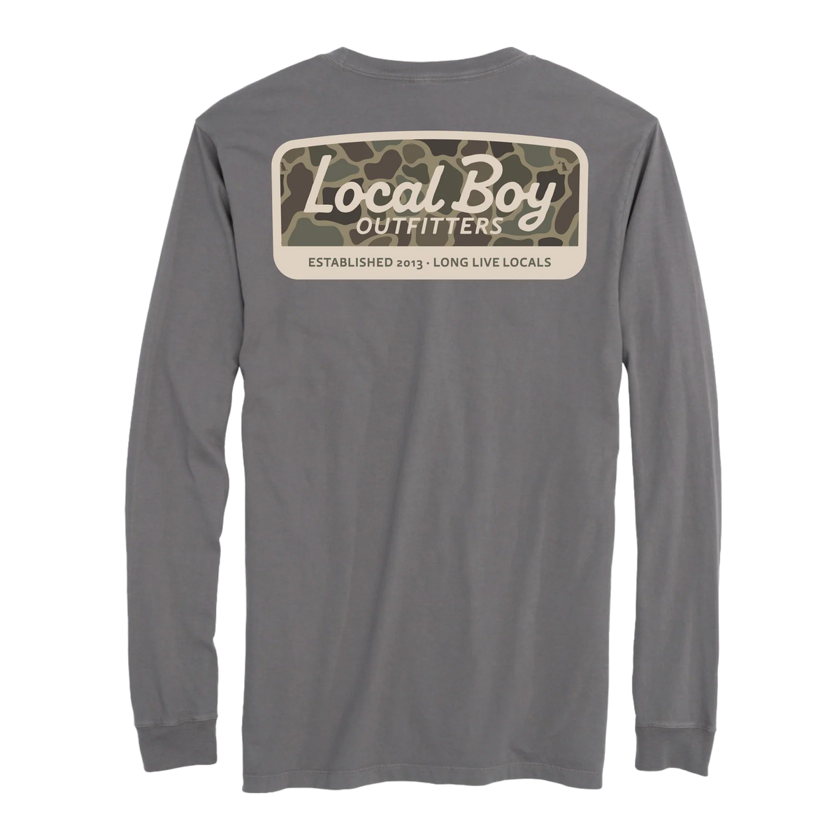 Local Boy Brush Camo Mark Long Sleeve T-Shirt