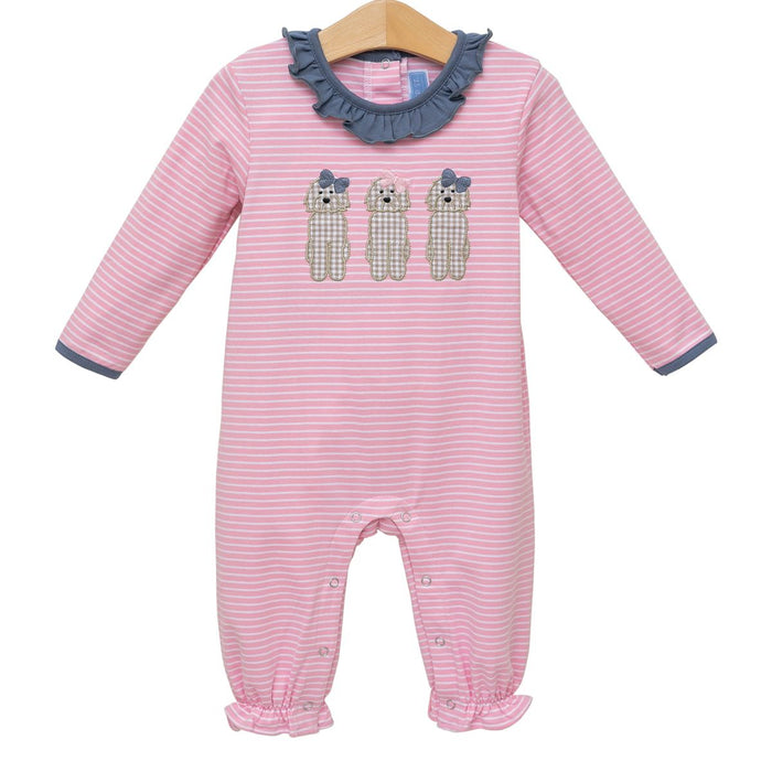 Trotter Street Dog Ruffle Romper
