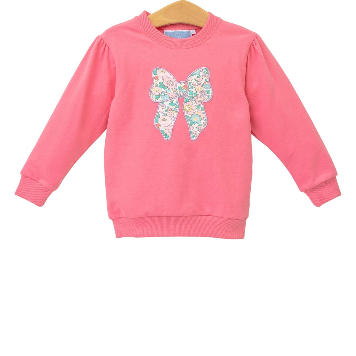 Trotter Street French Terry Pullover- Bow