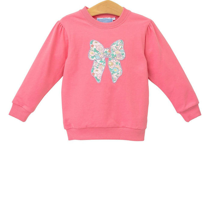 Trotter Street French Terry Pullover- Bow